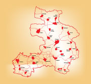 Карта на обща територия МИГ Лясковец - Стражица